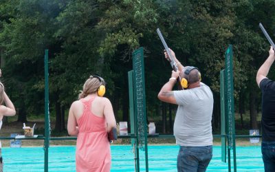 Clay pigeon Shooting Event at Mickley Hall, Cheshire